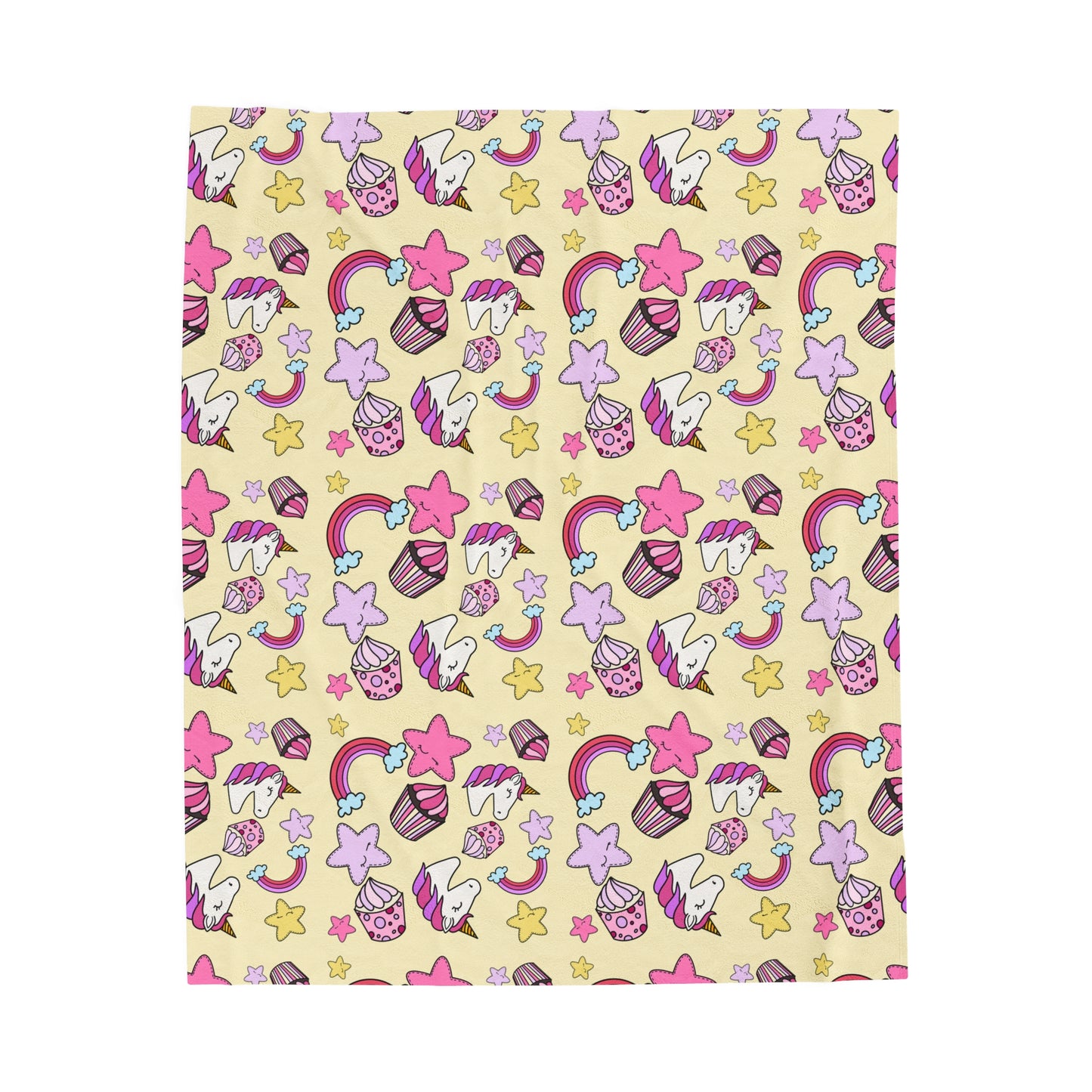 Sweet Unicorn Plush Blanket